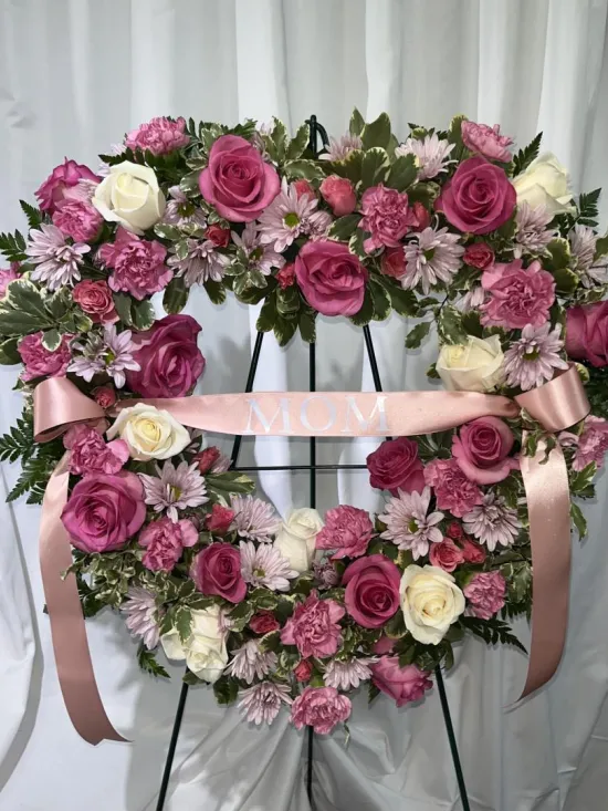 Pink Remembrance Wreath