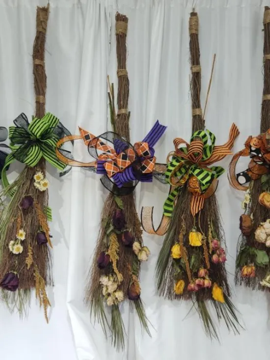 Dried Botanical brooms