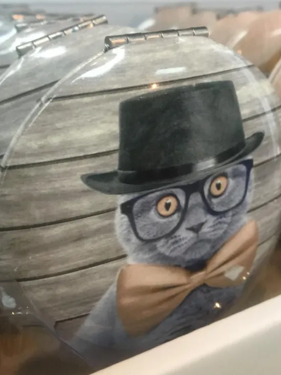 cat movie star compact mirror