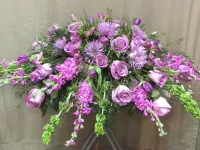purple wildflowers