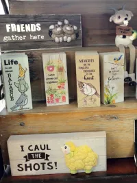 Signs and Shelf Sitters