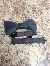 Embroidered Bow Ties