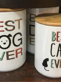 Dog and Cat Canisters