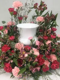 her garden