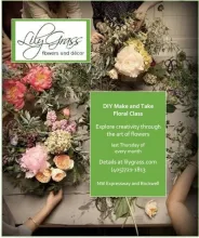 "DIY Make and Take" floral class "DIY Make and Take" floral class