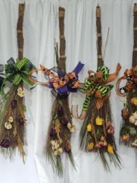 Dried flower arrangements